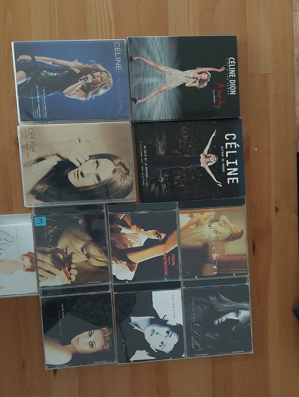 Celine Dion 4 Dvd And 7 Cd Lot
